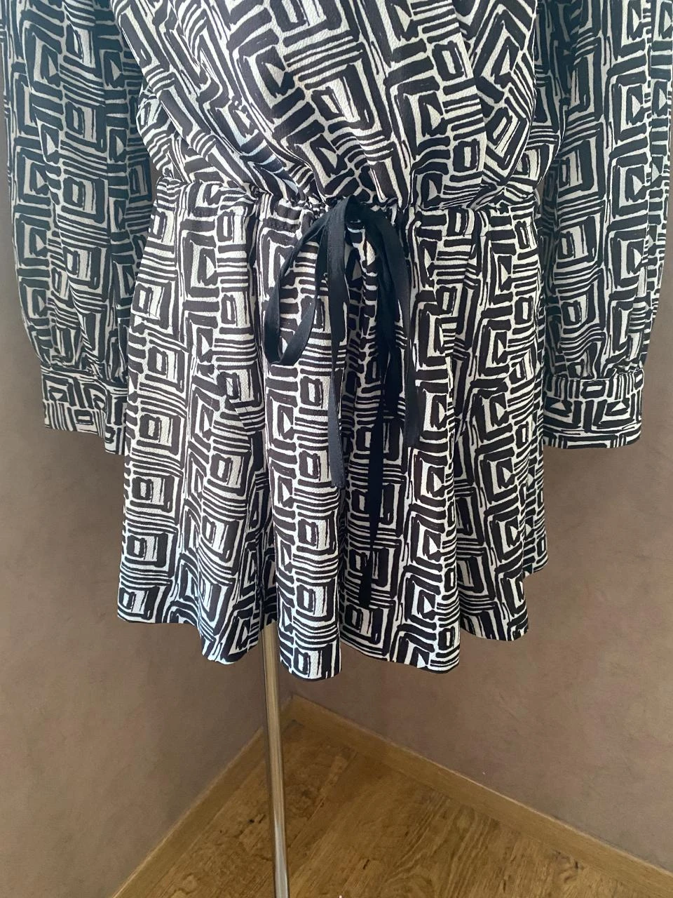 Combinishort La Fée Maraboutée maat 42 zwart & wit – Grafische print – photo 3